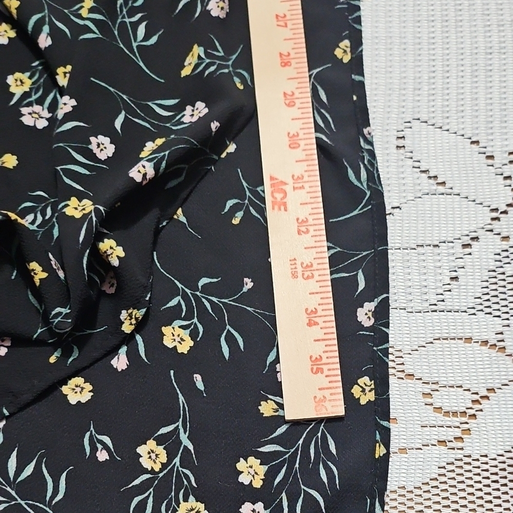 NWT Divided H&M Black Floral Maxi Dress - Picture 6 of 11